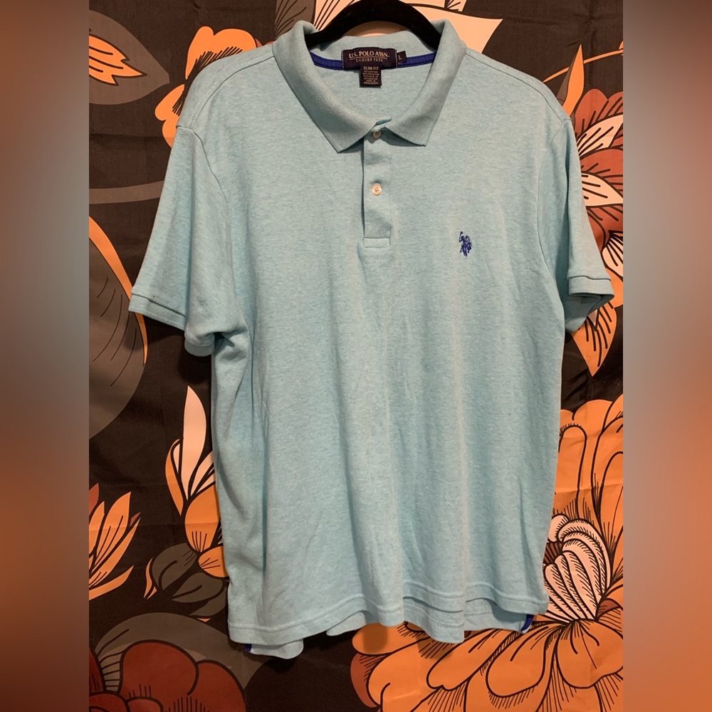 Polo Assn blue polo shirt